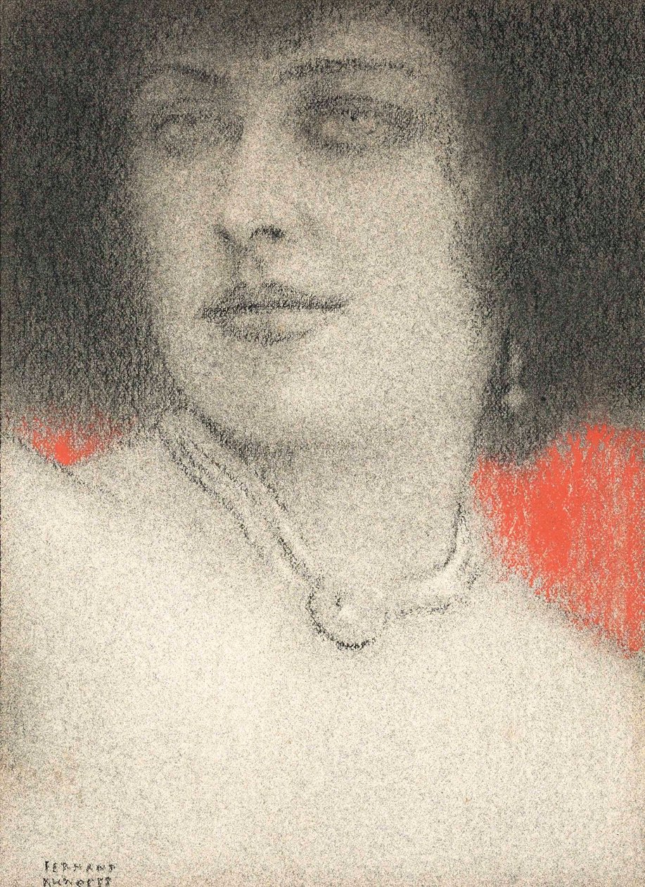Study of Woman, 1914 körül alkotó: Fernand Khnopff