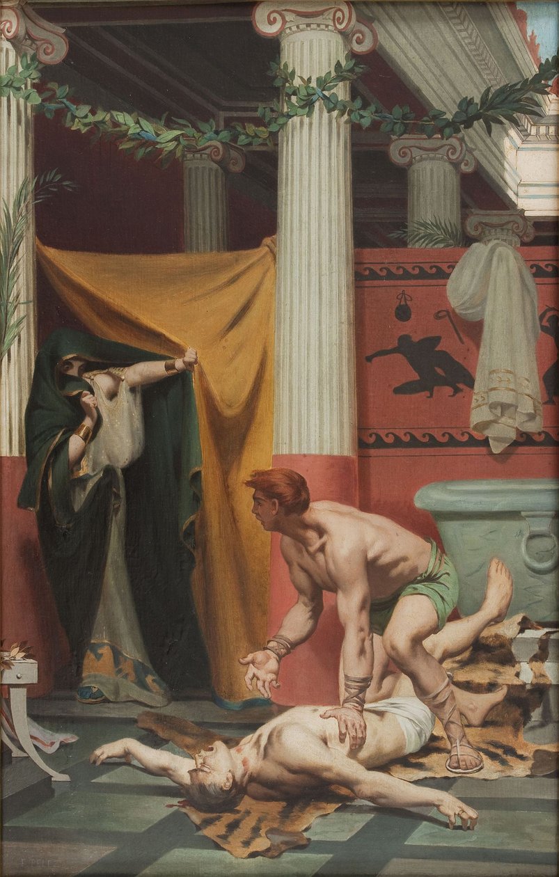 Commodus császár halála alkotó: Fernand Pelez