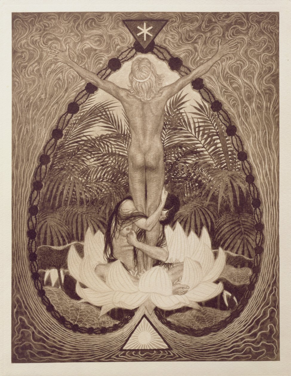 A felemelő (litho) alkotó: Fidus