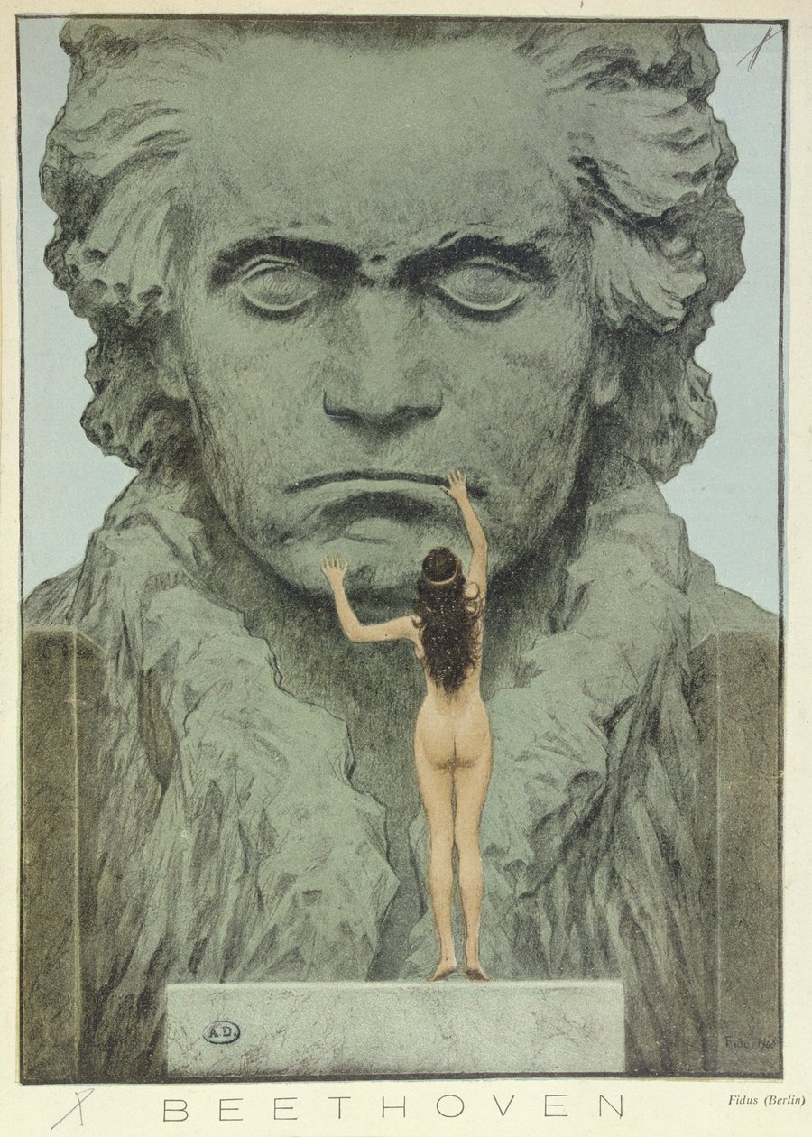 Beethoven, kocsma. a "Jugend"-ben alkotó: Fidus