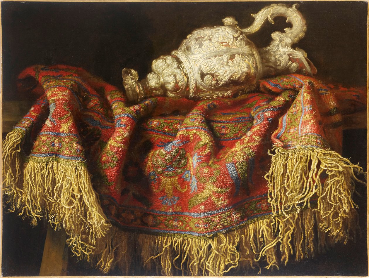 Csendélet szőnyeggel, c. 1640. alkotó: Fieravino