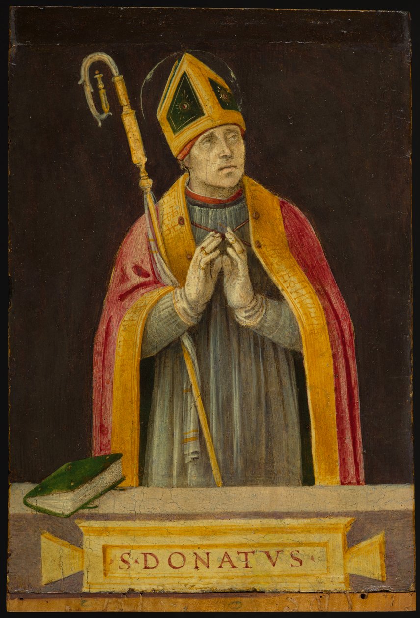 Szent Donát, 1490 körül (tempera a panelen) alkotó: Filippino Lippi