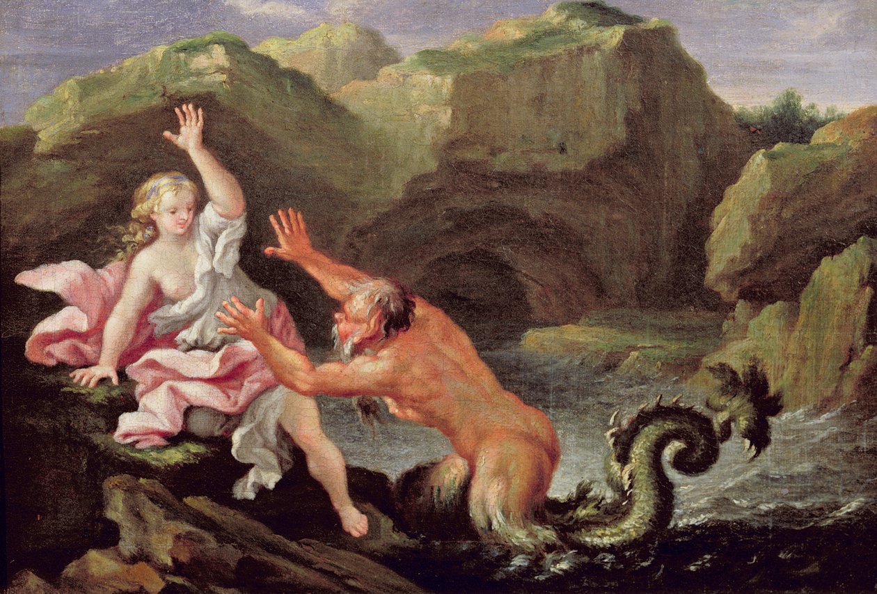 Glaucus és Scylla alkotó: Filippo Lauri