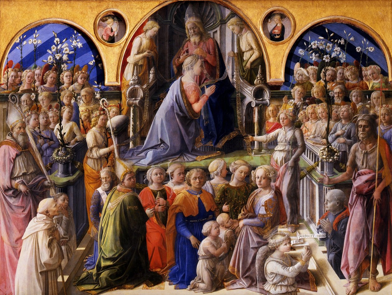 A Szűz koronázása alkotó: Fra Filippo Lippi