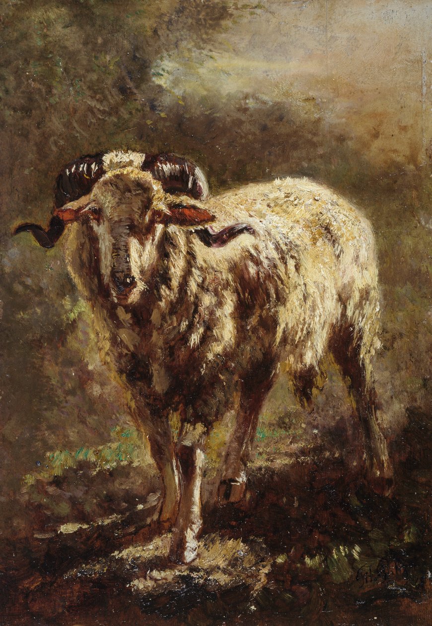 Kecske alkotó: Filippo Palizzi