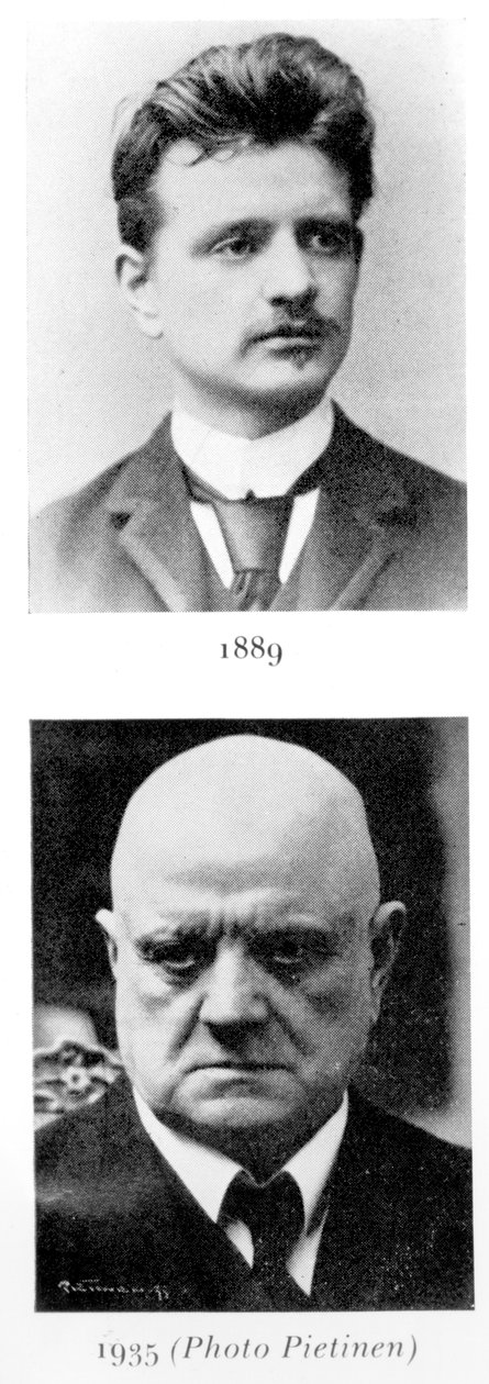 Jean Sibelius (1865-1957) 1889 alkotó: Finnish Photographer