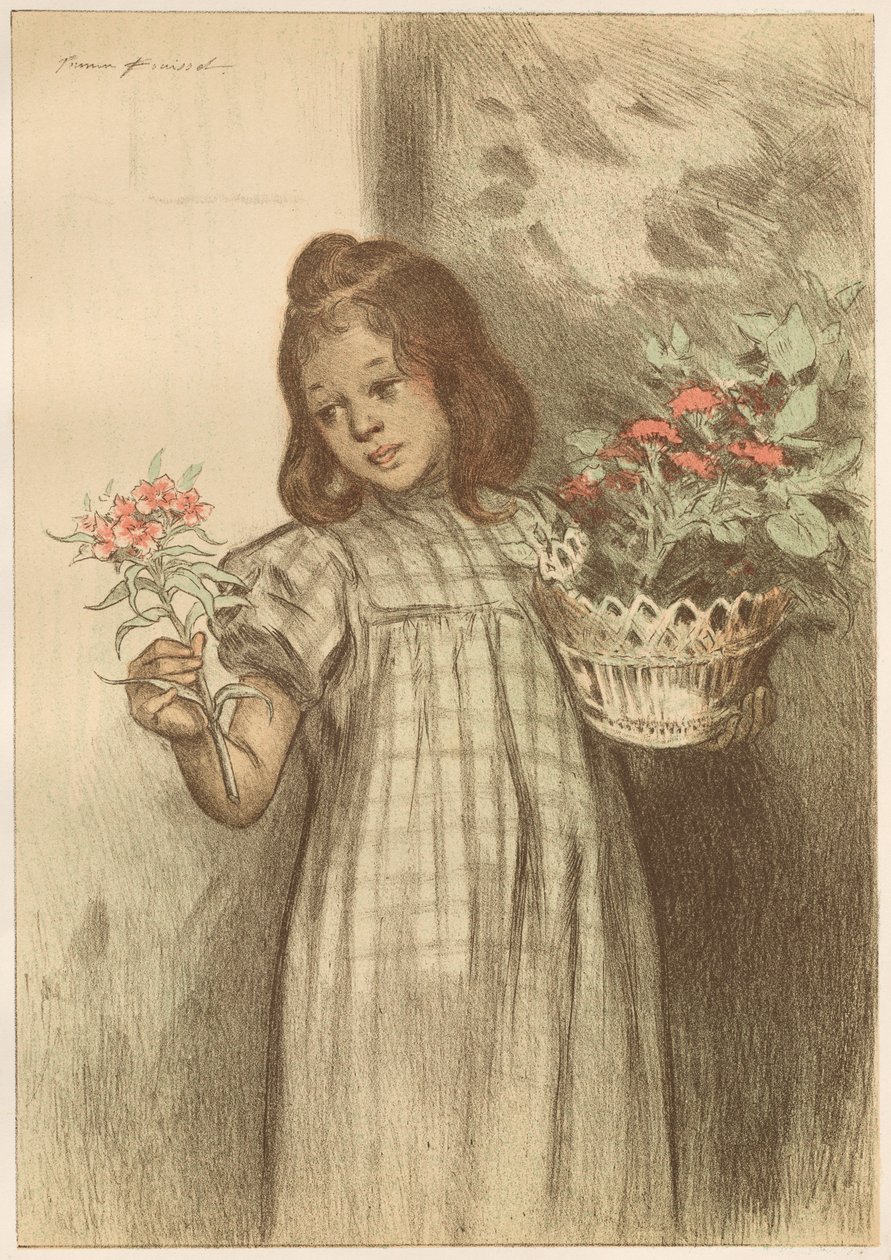 Bouquetière, megjelent 1899. alkotó: Firmin Bouisset