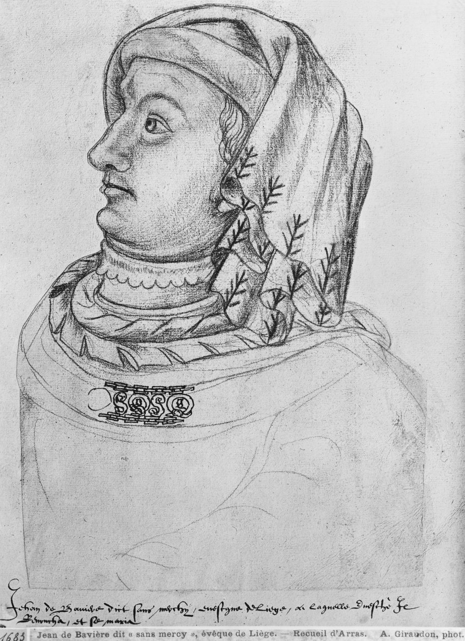 Ms 266 fol.30 III. könyörtelen János, Bajor-Straubing hercege, „The Recueil d