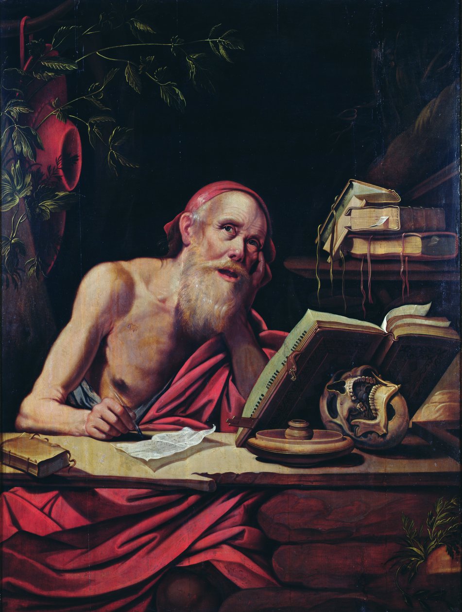 Szent Jeromos (olaj, fa) alkotó: Flemish School