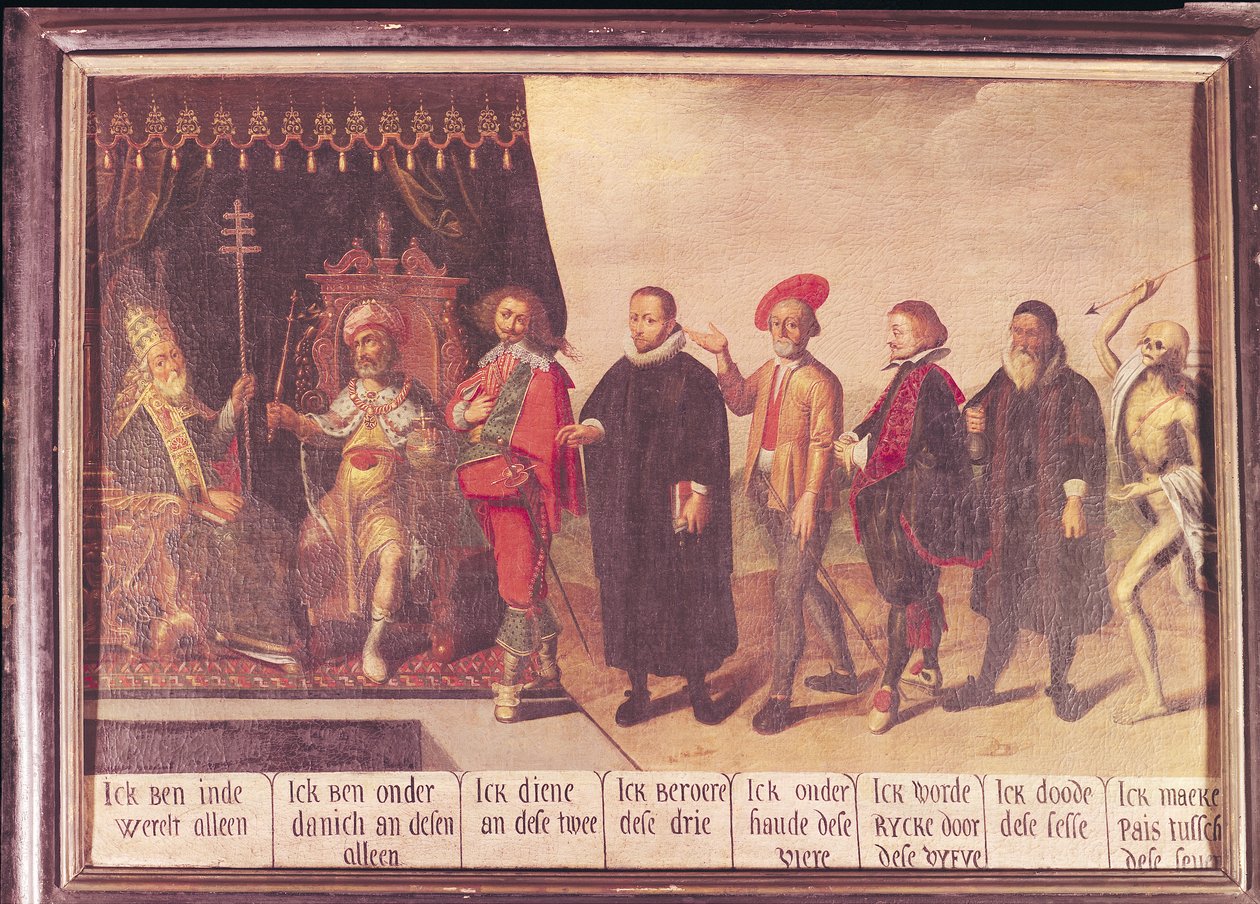 A pápa és a halál alkotó: Flemish School