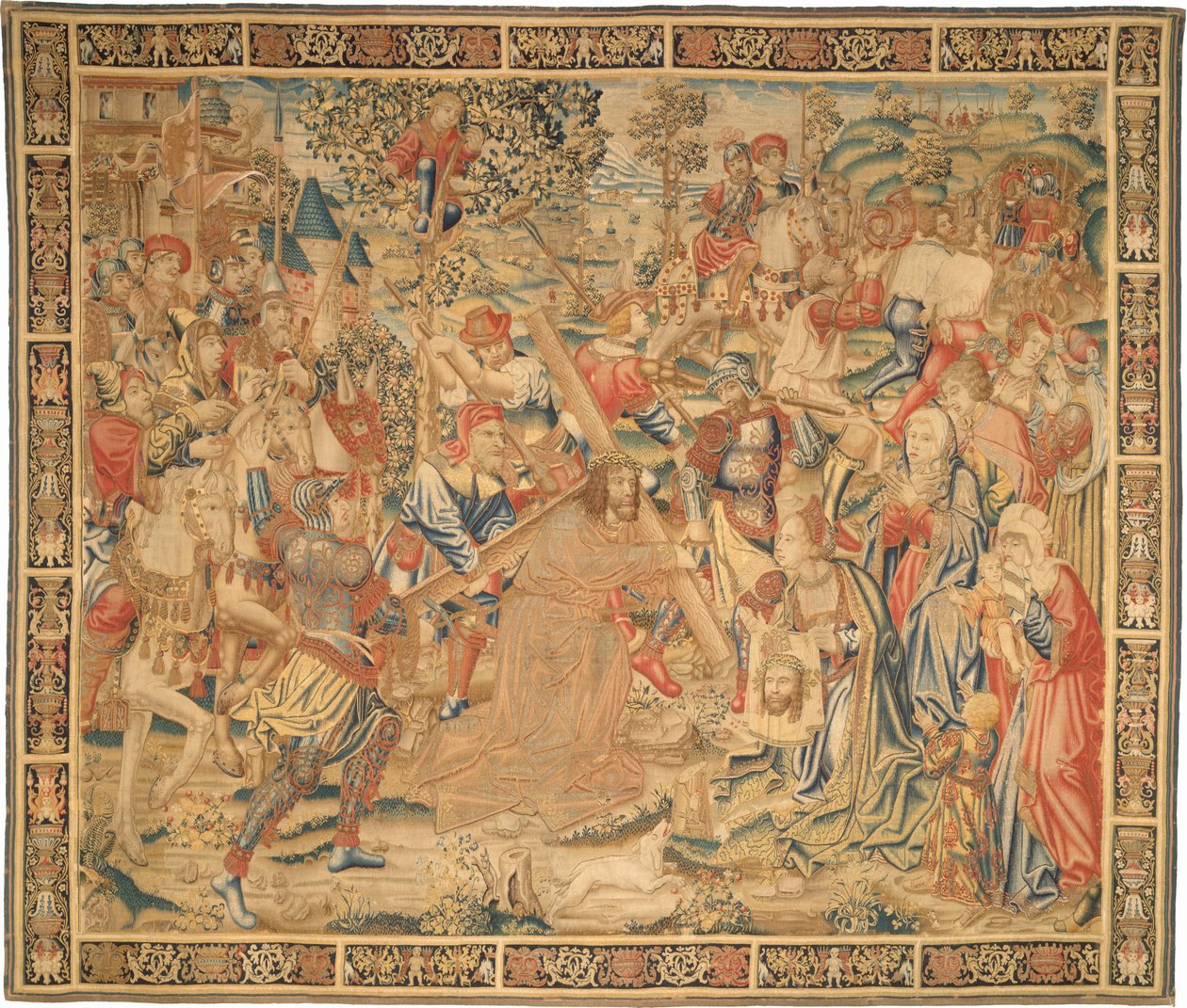 A körmenet a kálváriára alkotó: Flemish 16th Century
