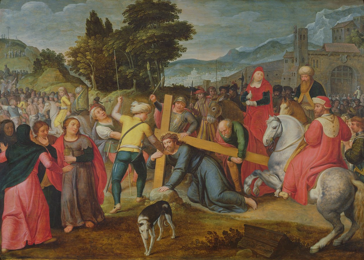 A kereszt hordozása alkotó: Flemish School