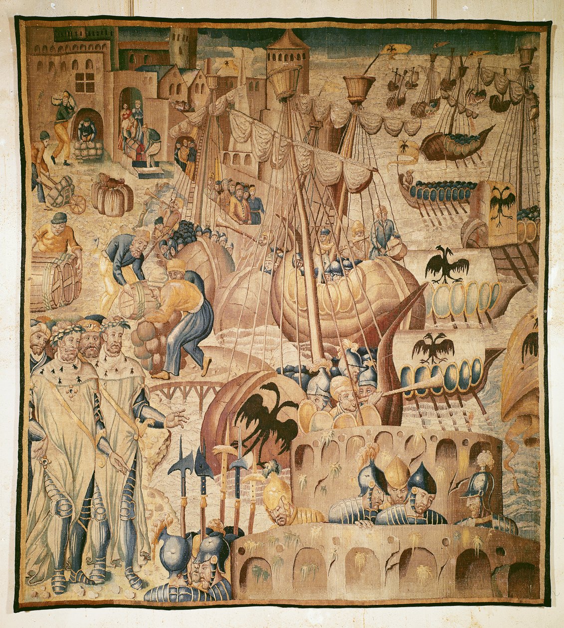 Hajóflotta indulása alkotó: Flemish School