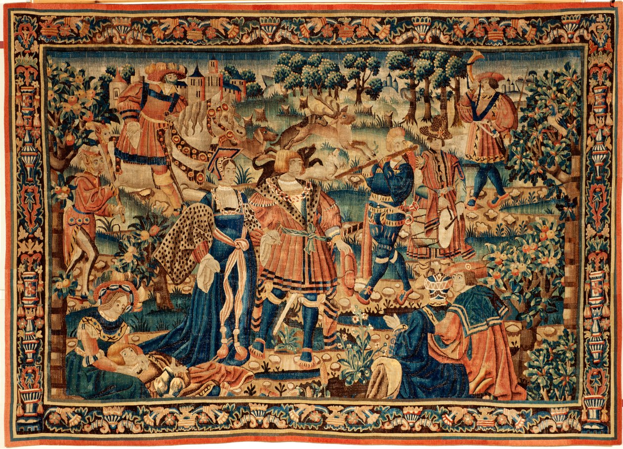 Flamand kárpit. 16. század. alkotó: Flemish School