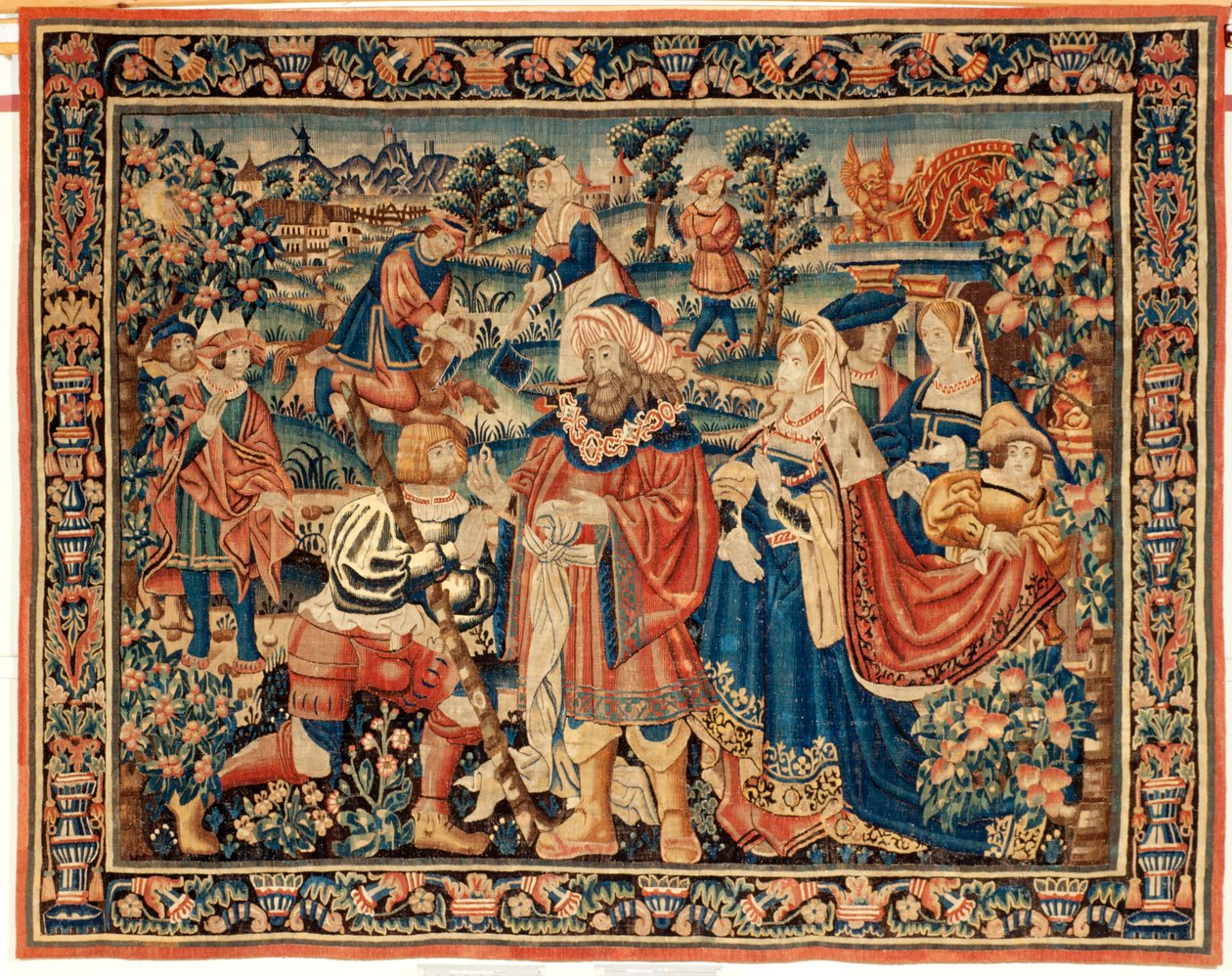 Flamand kárpit. 16. század. alkotó: Flemish School