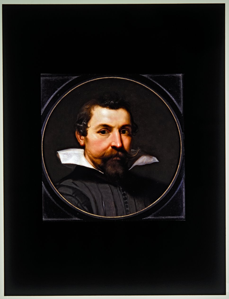 Emberfej (tondo) alkotó: Flemish School