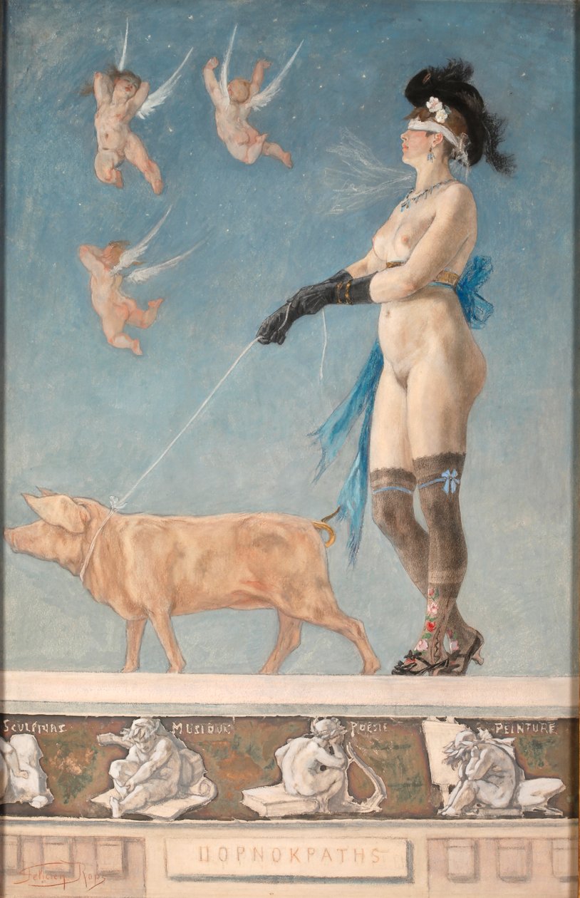 Pornográfia alkotó: Félicien Rops