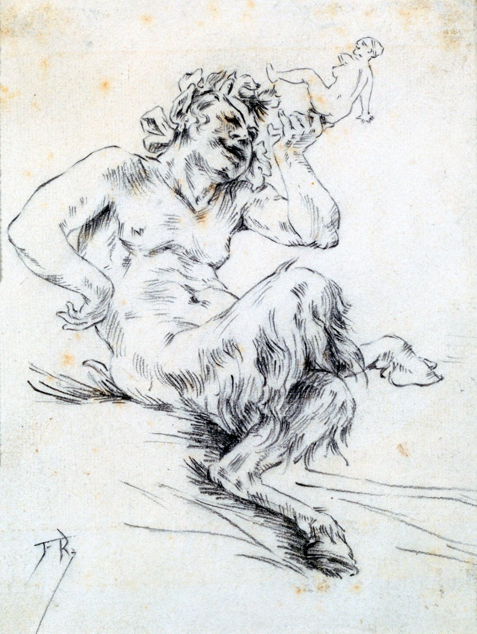 „Fauna”, 1850-1898 alkotó: Félicien Rops