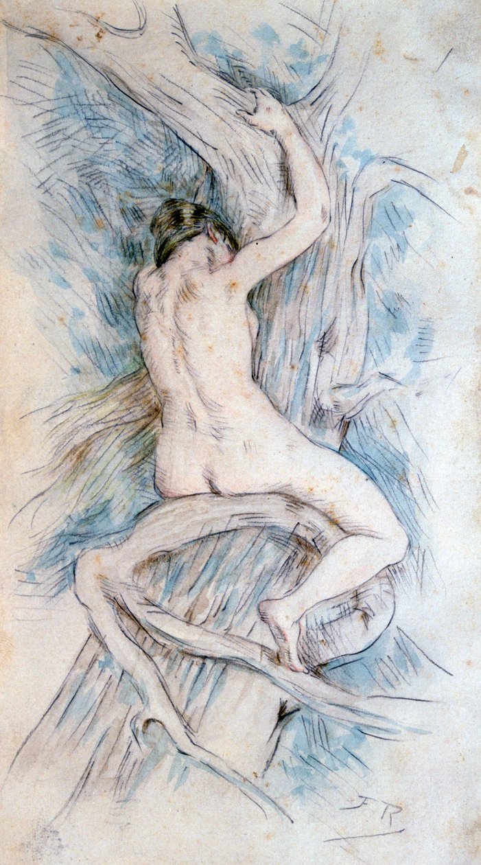 „Hamadryade”, 1850-1898. alkotó: Félicien Rops