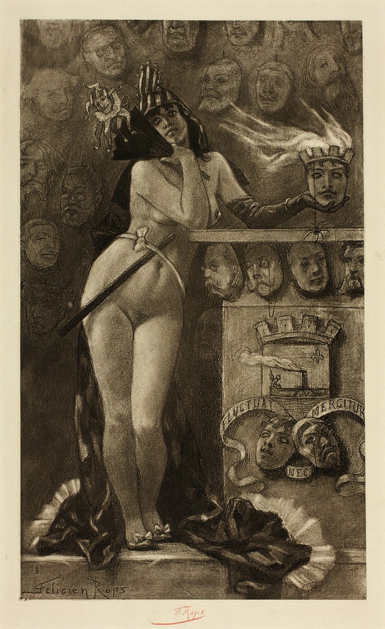 Modern maszkok alkotó: Félicien Rops