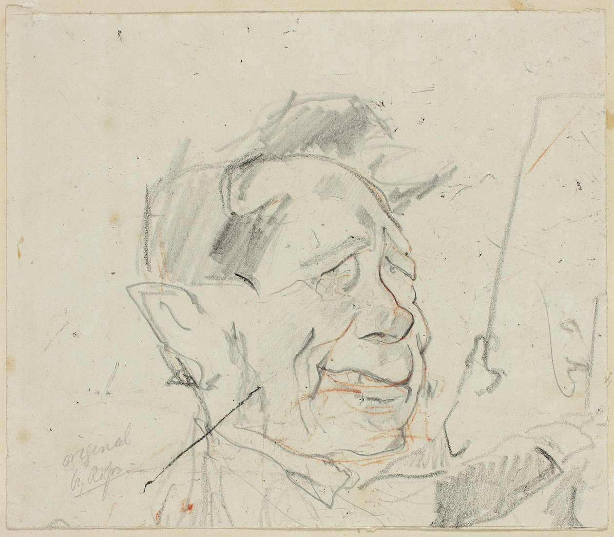 Ferdinand Marinus vázlata alkotó: Félicien Rops