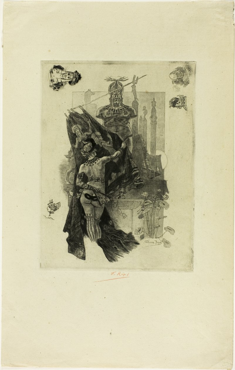Szodoma szerénysége alkotó: Félicien Rops
