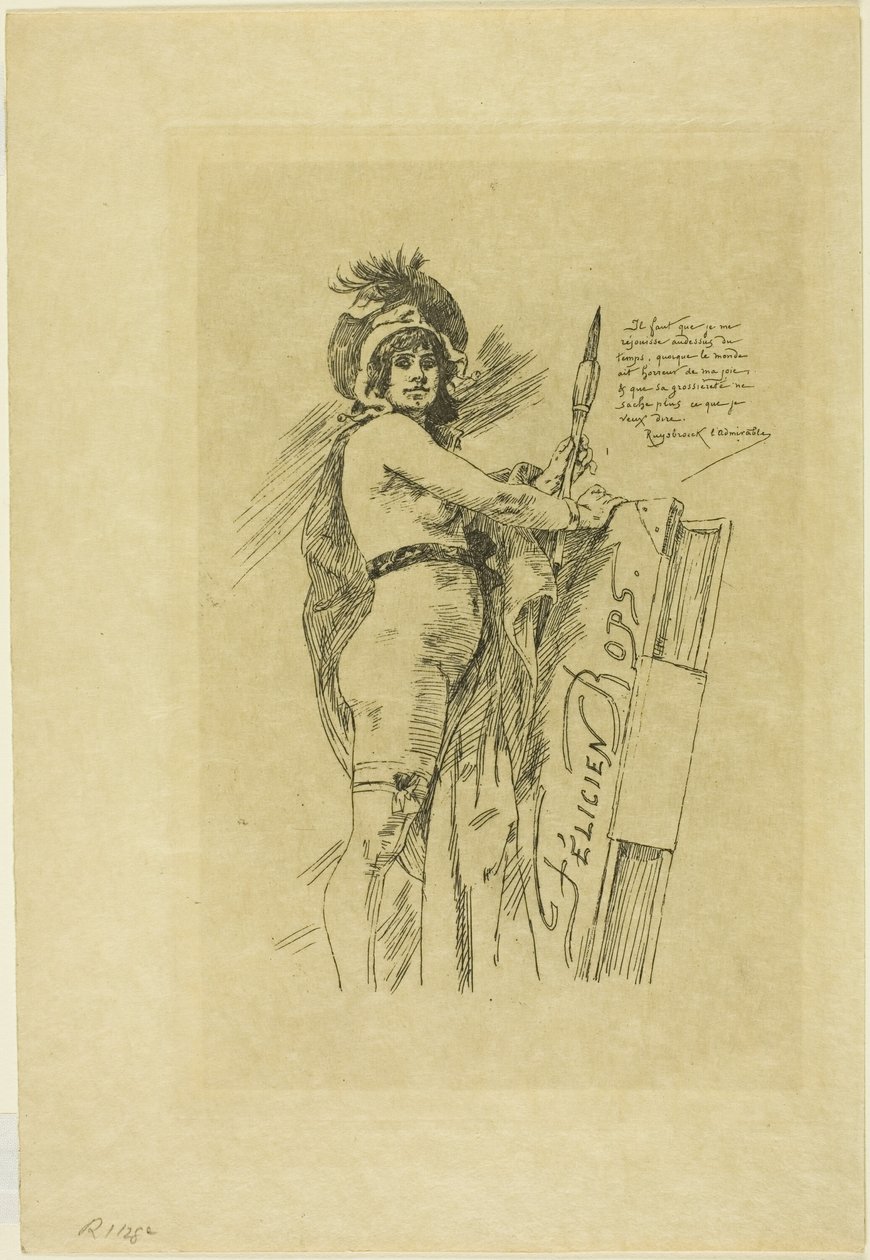 Félicien Rops múzsája alkotó: Félicien Rops