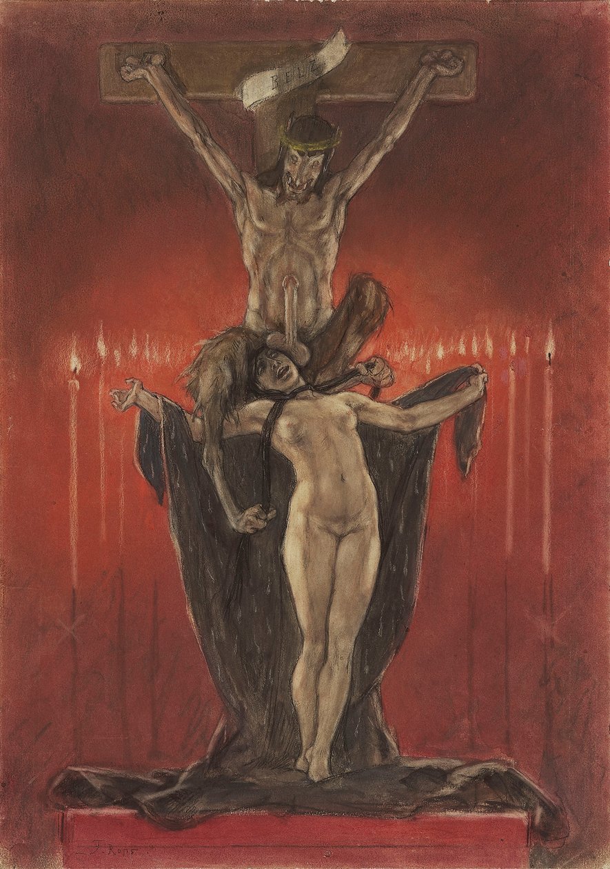 A sátánisták kálváriája alkotó: Félicien Rops