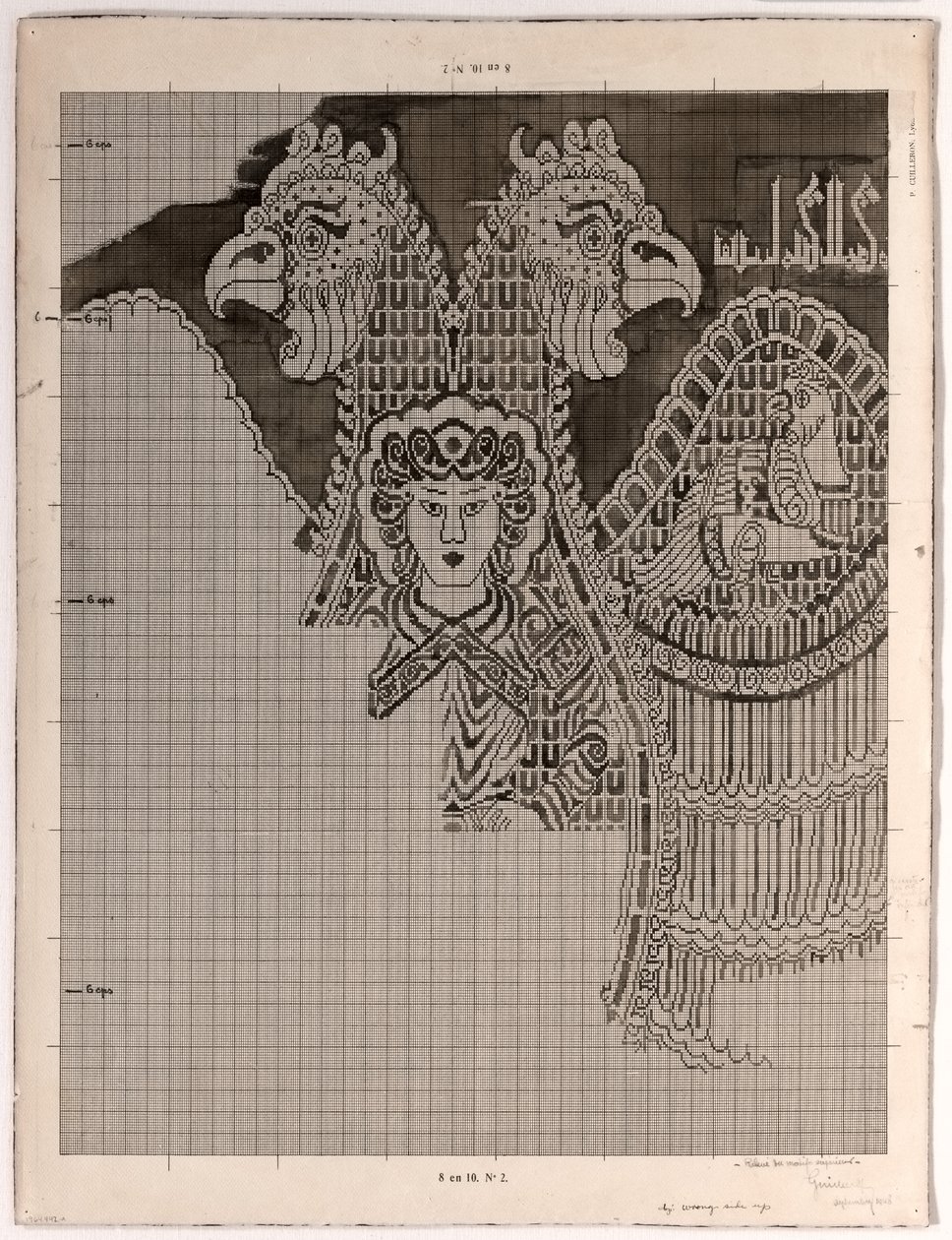 A Buyid Silk sematikus rajzai (1962.264) alkotó: Félix Guichert