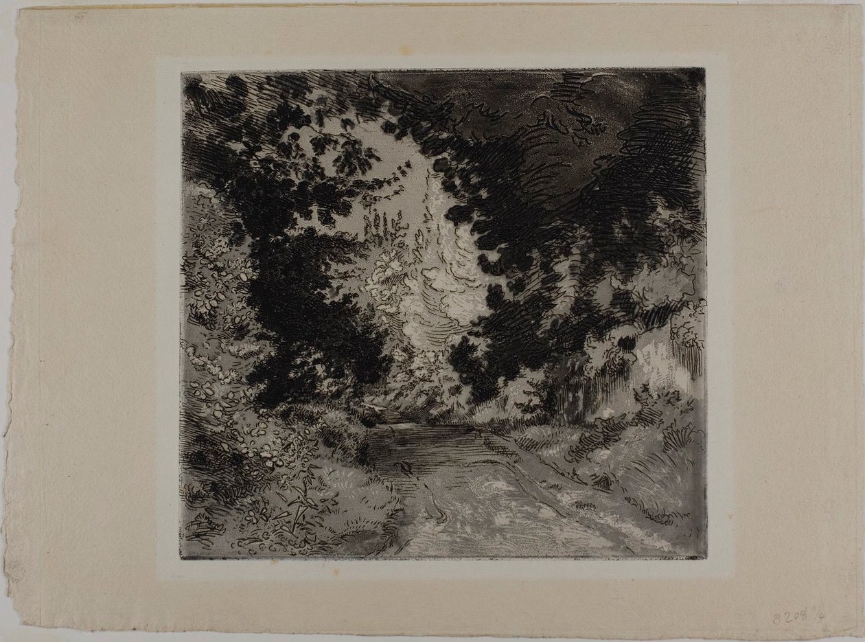 A Chemin de Coutures, Sèvres-ben alkotó: Félix Henri Bracquemond