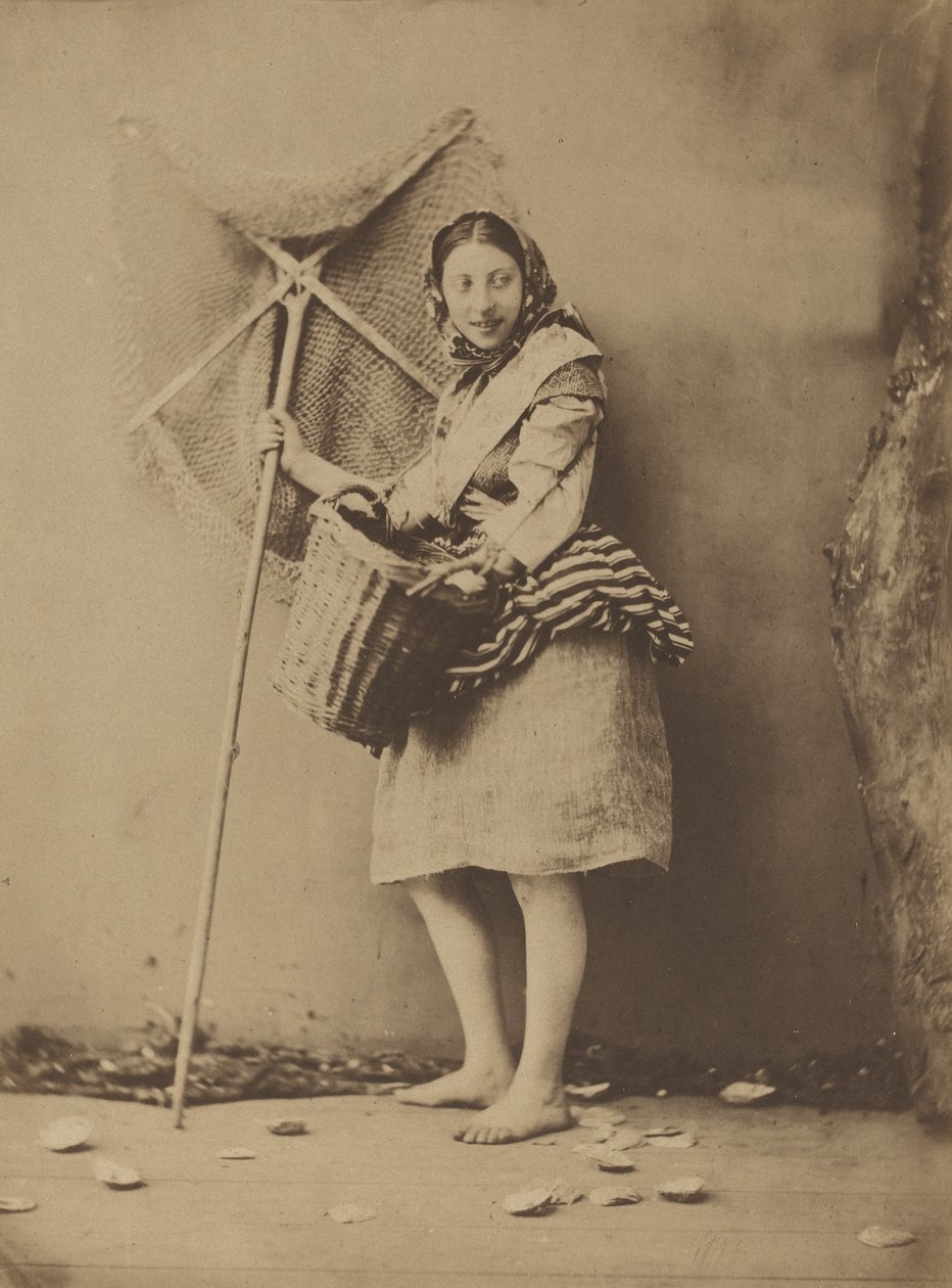 Egy garnélarákhalász lány alkotó: Félix Jacques Antoine Moulin