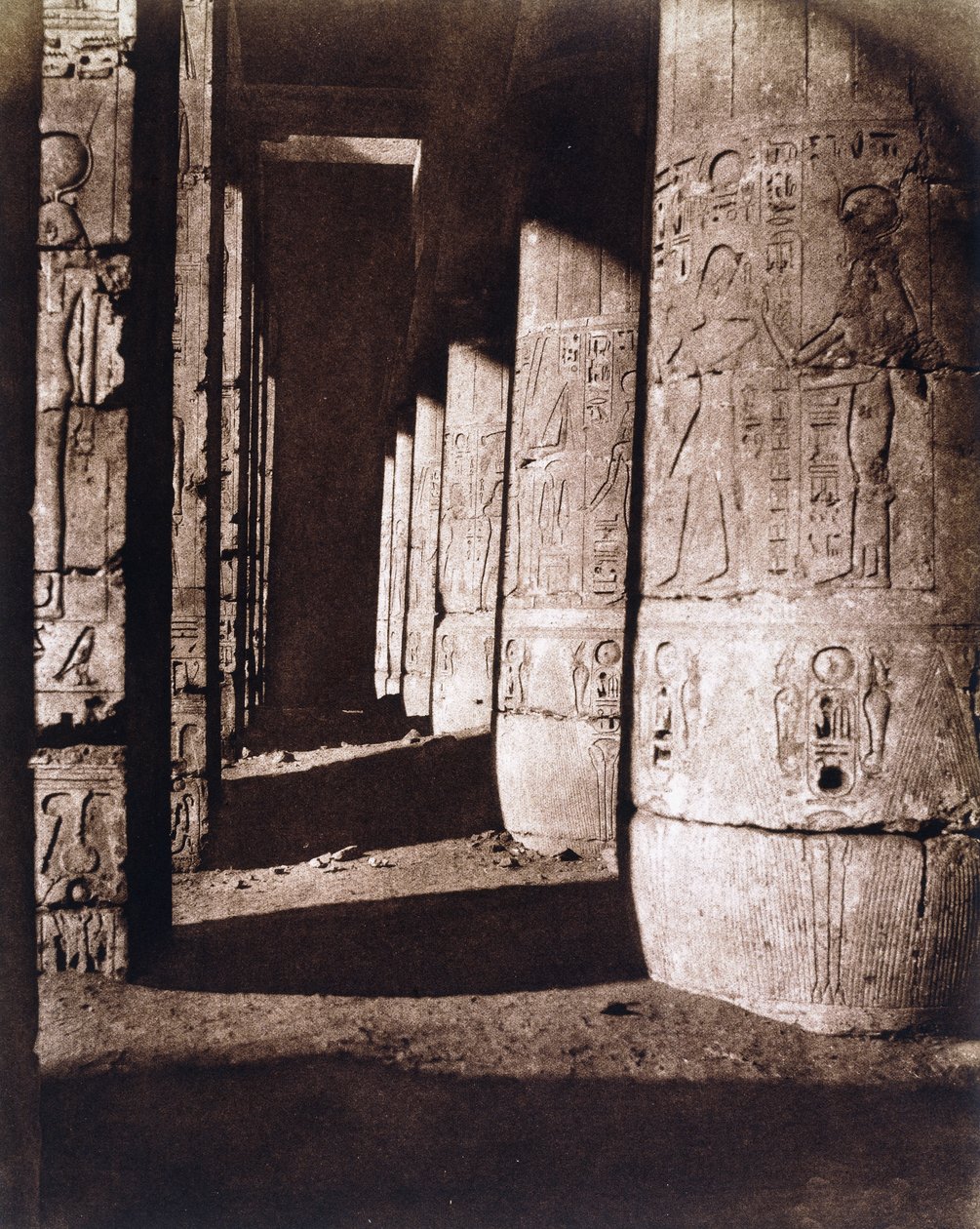 Medinet-Abou alkotó: Félix Teynard