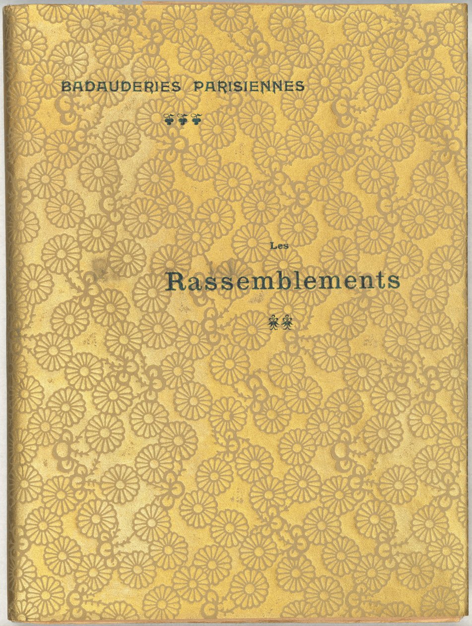 Parisian Badauderies: Az összejövetelek, 1896. alkotó: Félix Vallotton