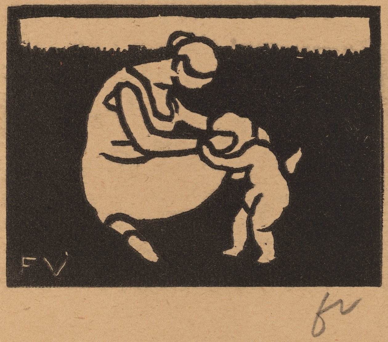 Fürdő és gyermek Fürdő és gyermek, 1893. alkotó: Félix Vallotton