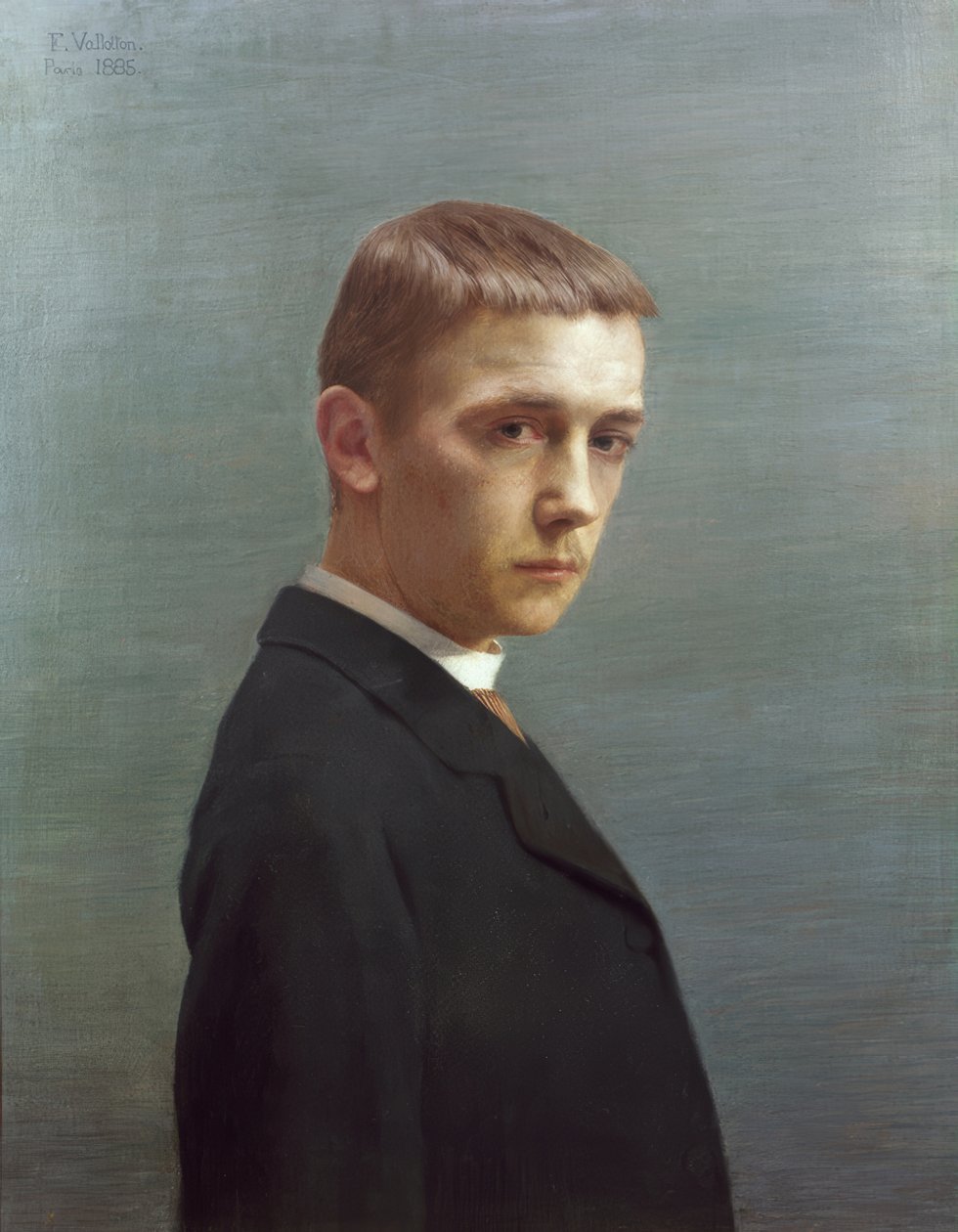 Félix Vallotton önarcképe húszéves korában alkotó: Félix Vallotton