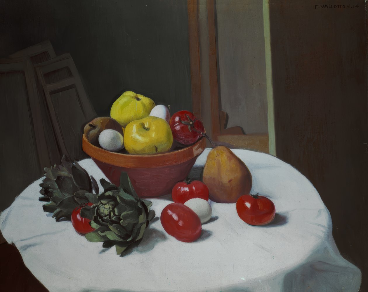 Csendélet (paradicsom) alkotó: Félix Vallotton