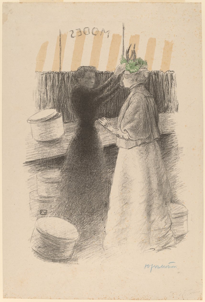 A zöld kalap A zöld kalap, 1896. alkotó: Félix Vallotton