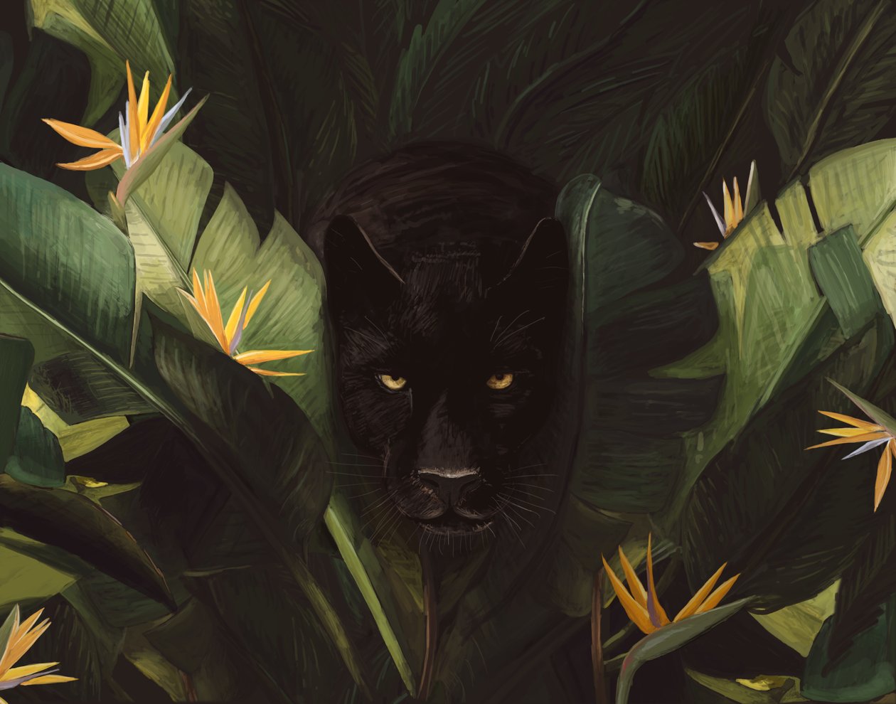 Hello Panther, 2020 (digitális) alkotó: Florent Bodart