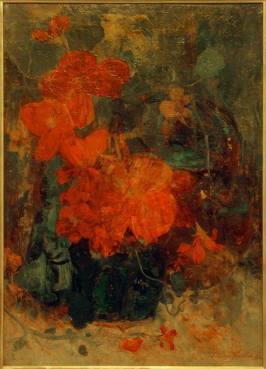 Begónia és nasturtium alkotó: Floris Verster