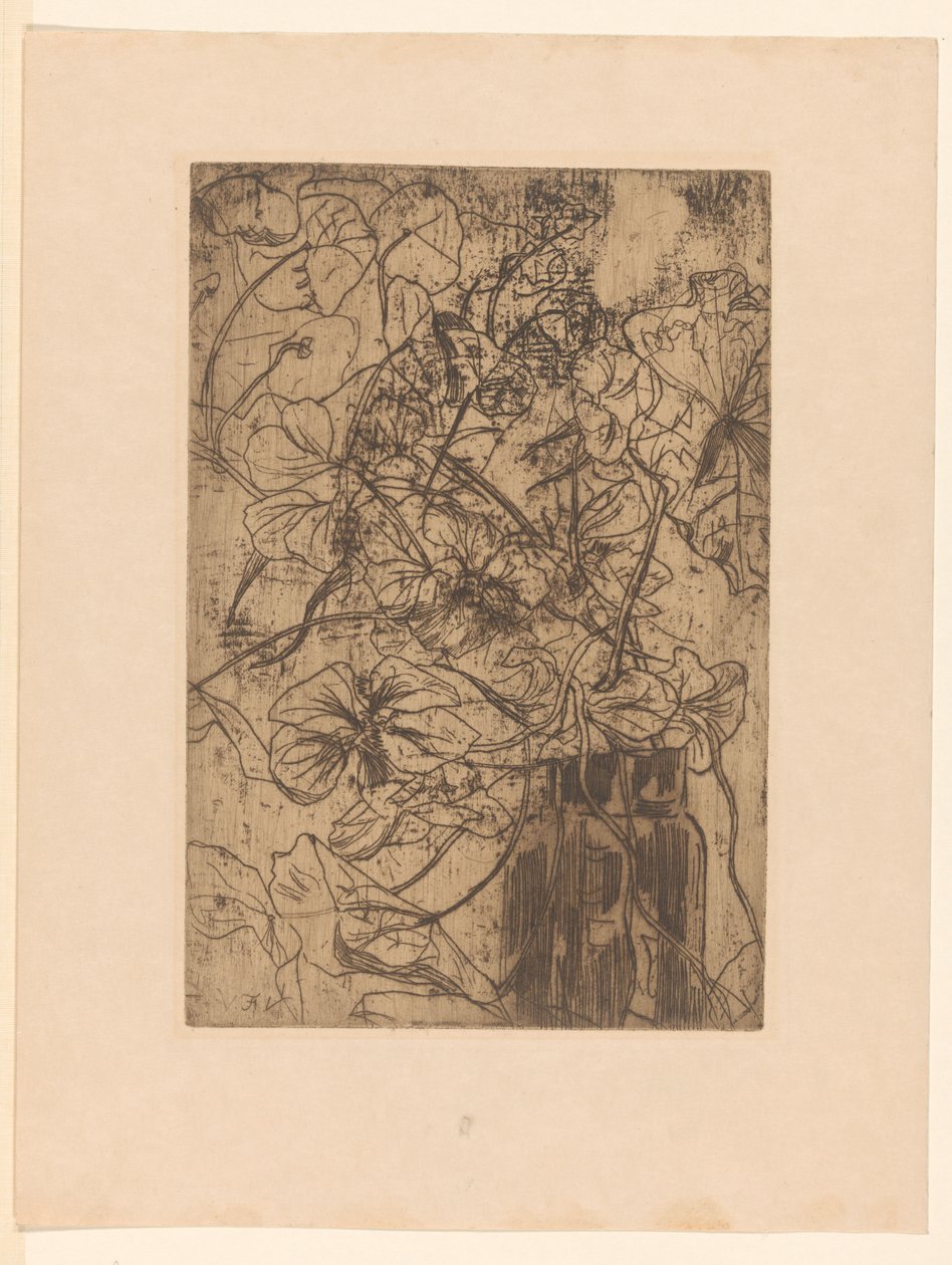 Váza Nasturtiums (eredeti cím) alkotó: Floris Verster