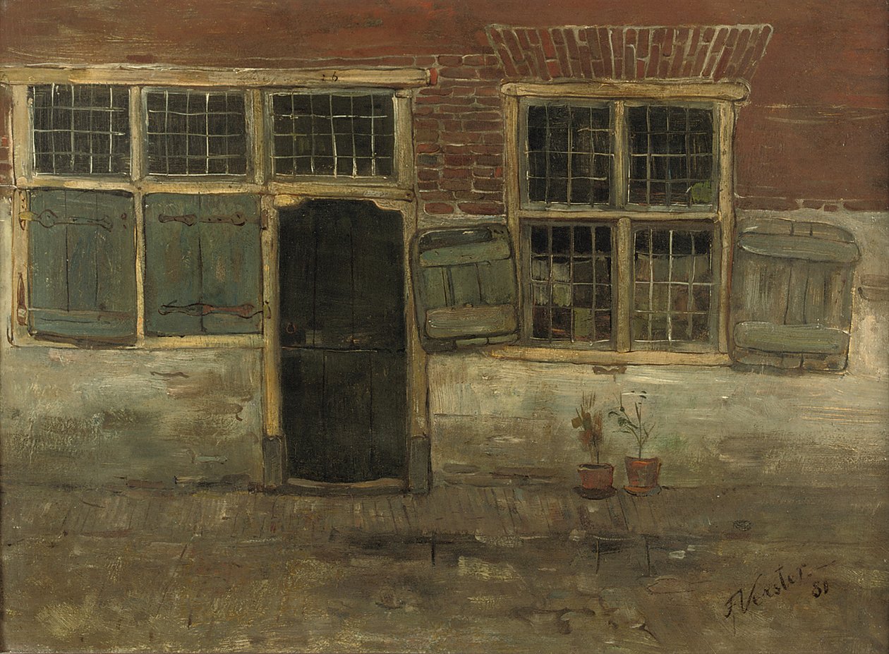 Little Houses, Leiden, 1881 alkotó: Floris Verster