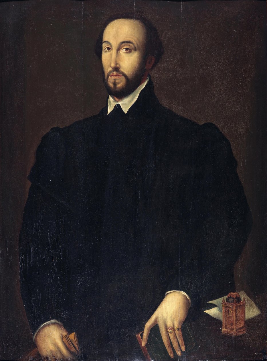 Antoine Perrenot de Granvelle (1517-1586), bíboros és spanyol holland miniszter portréja alkotó: Follower of Antonis Mor