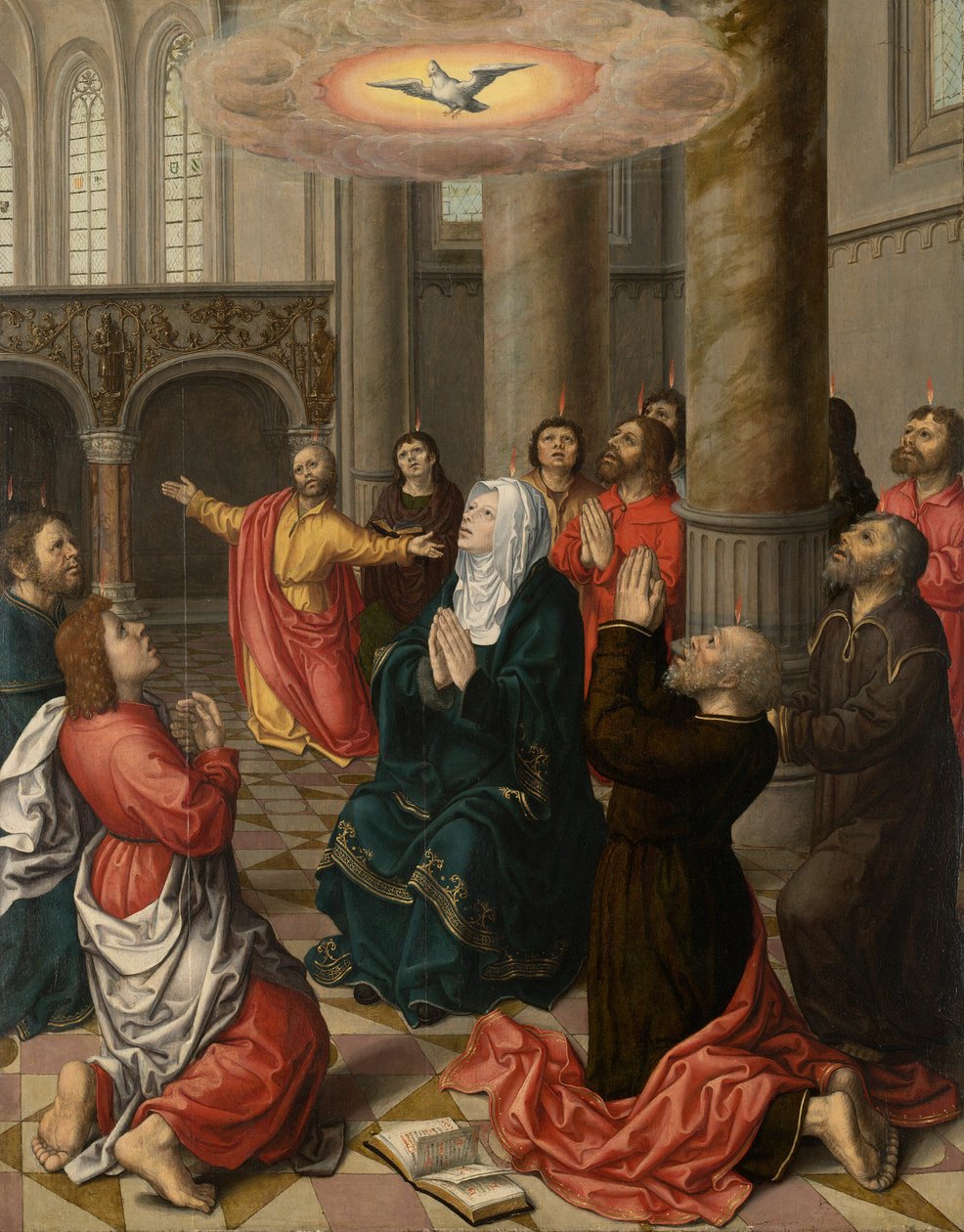pünkösd alkotó: Follower of Bernard van Orley