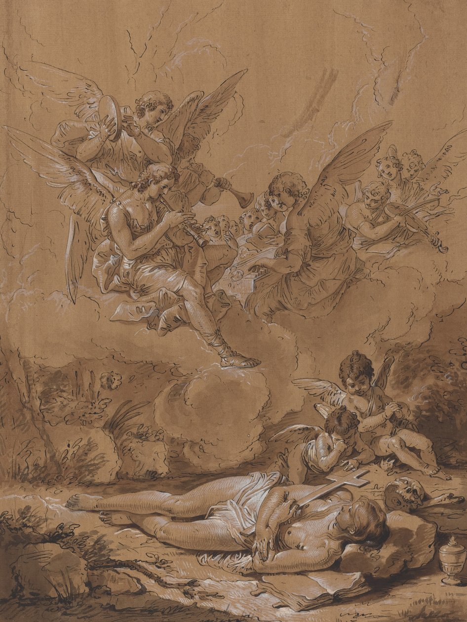 A Magdolna halála alkotó: Follower of Francesco Fontebasso