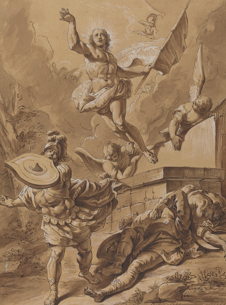 A Feltámadás alkotó: Follower of Francesco Fontebasso