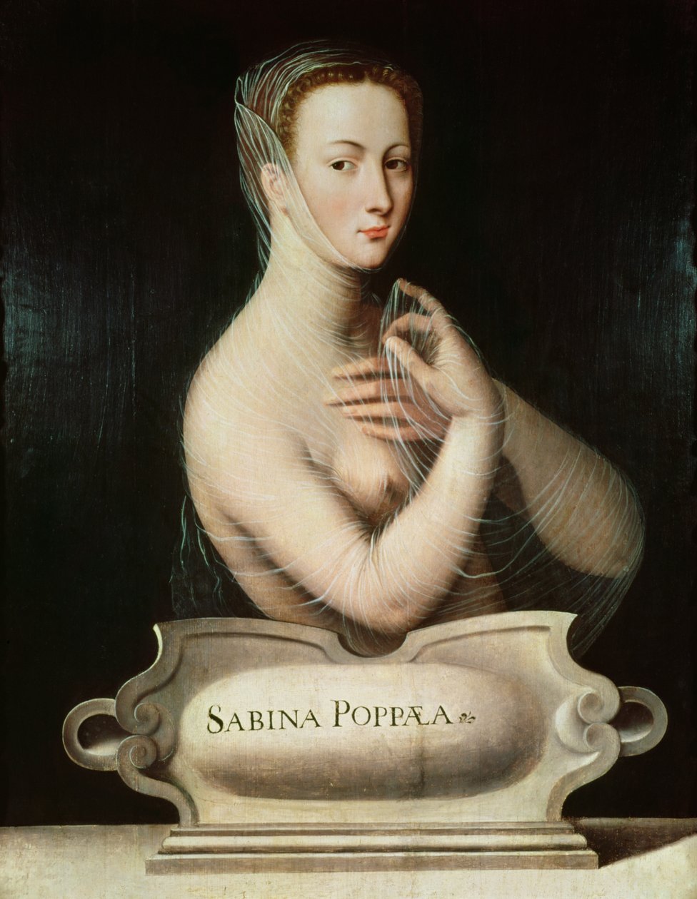 Sabina Poppaea, 1570 körül alkotó: Fontainebleau School