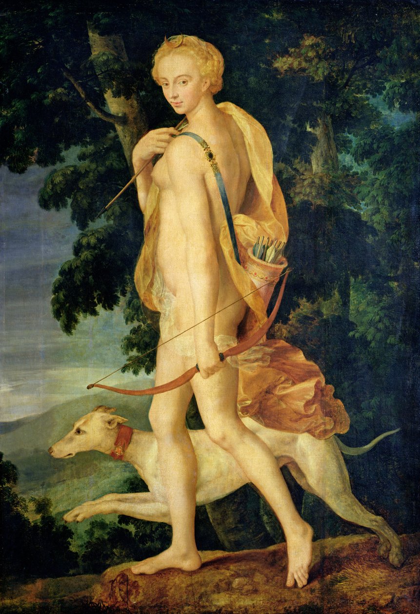 Diana a vadásznő alkotó: Fontainebleau School