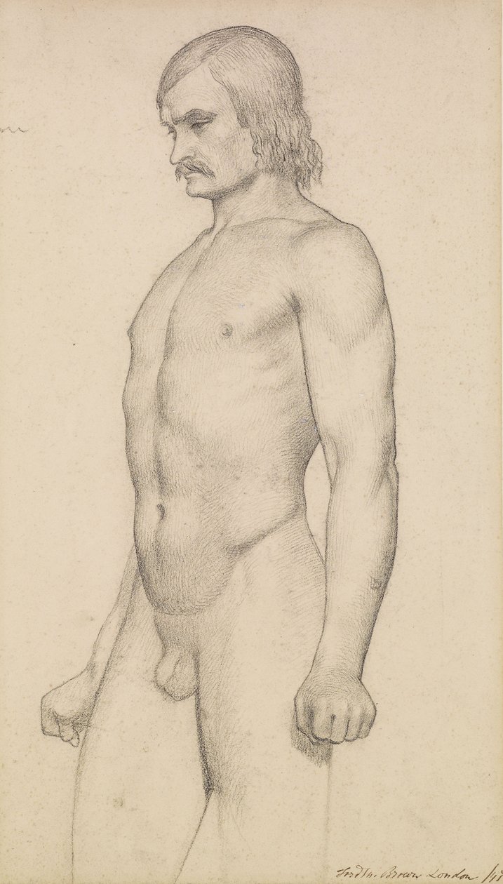 Férfi akt alkotó: Ford Madox Brown
