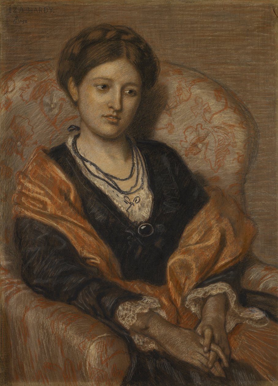 Miss Iza Duffus Hardy portréja alkotó: Ford Madox Brown