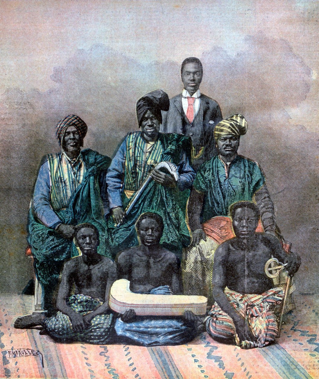 Behanzin dahomeyi király, 1893 alkotó: Fortuné Méaulle